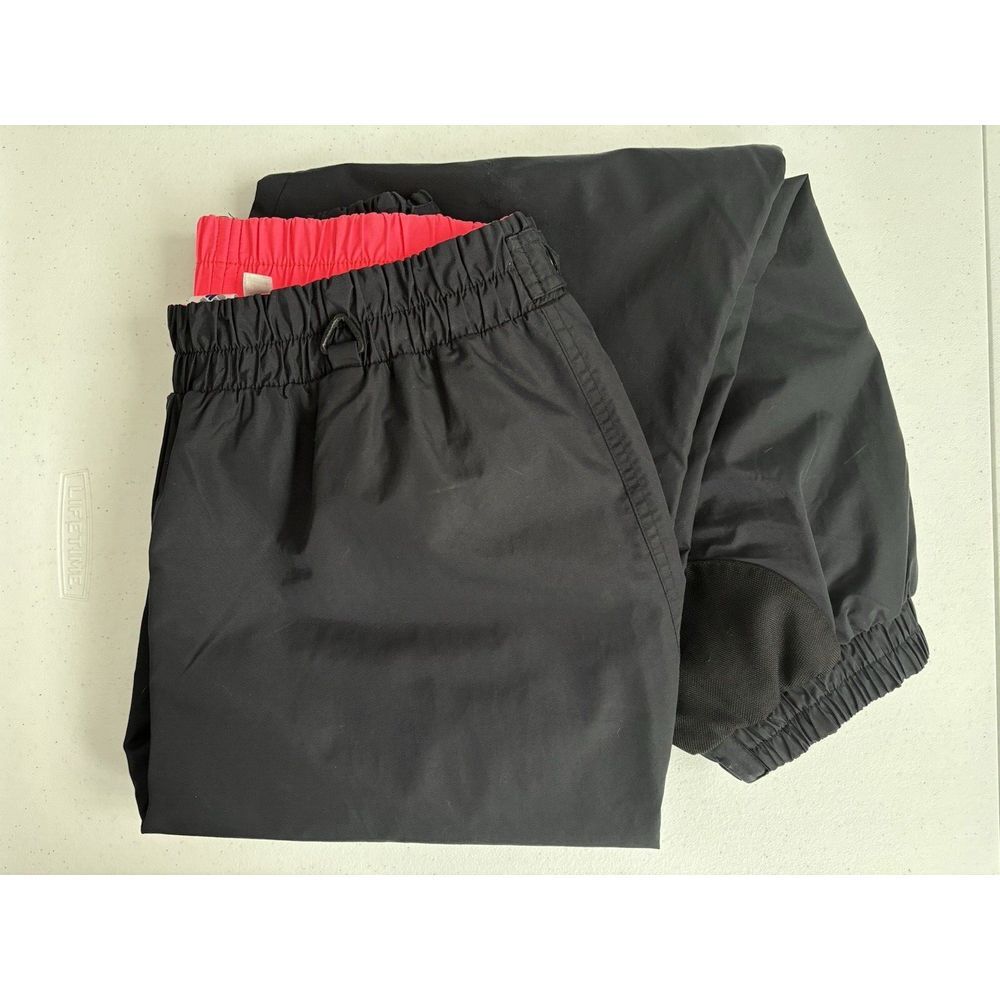 Columbia Men's Large Vintage 90s Black Lined Shell Snow Ski Pants‎